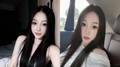 余玲娜车内低头侍奉